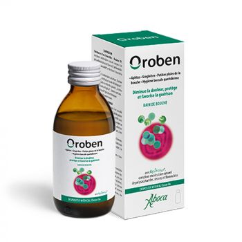 Mundspülung Oroben Aboca - Flasche mit 150 ml