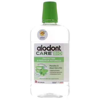 Mundsp&uuml;lung t&auml;glich Schutz & nat&uuml;rliche Frische bio Alodont Care - Flasche 500 ml