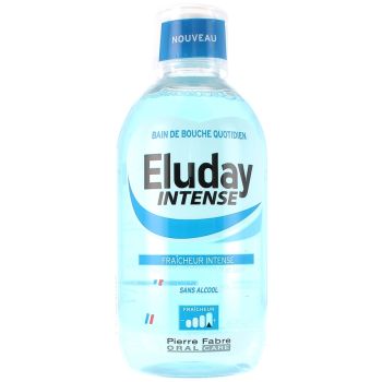 Mundspülung tägliche Frische Eluday Intense Pierre Fabre - Flasche mit 500 ml