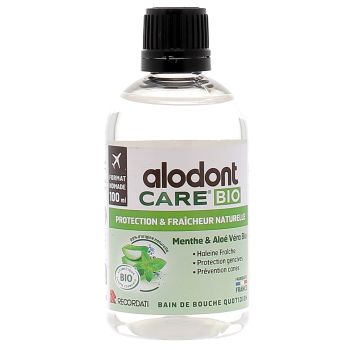 Mundspülung täglich Schutz & natürliche Frische bio Alodont Care - Flasche mit 100 ml