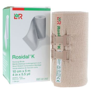 Kurze Dehnungsband Rosidal K Lohmann & Rauscher - ein Band von 10 cm x 5 m
