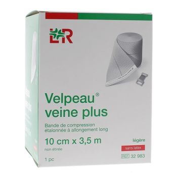Kompressionsband für Venen, leichter ohne Latex Velpeau - 1 Band von 10 cm x 3,5 m