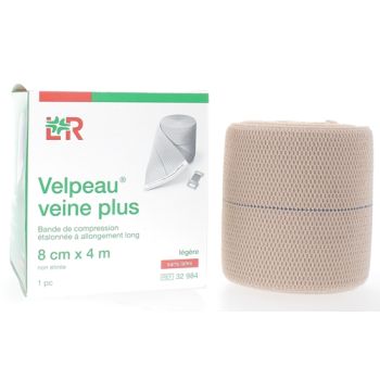 Kompressionsbandage für Venen, leichter ohne Latex, Velpeau - 1 Band 8cmx4m