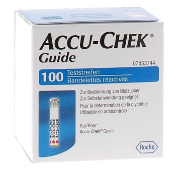 Accu-Chek Guide Blutzuckermessstreifen - Packung mit 100 Streifen