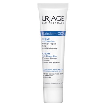 Bariéderm Cica-Creme reparierende Cu-Zn Uriage - Tube mit 40 ml