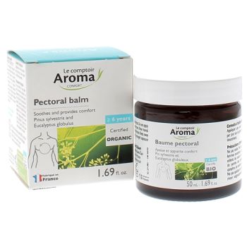 Bio Brustbalsam Le Comptoir Aroma - 50 ml Topf