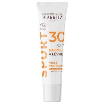 Sport Lippenbalsam Meer & Berge SPF30 bio Laboratoires de Biarritz - Tube mit 15 ml