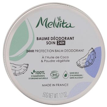 Bio-Deodorant Balsam 24h Melvita - 50 g Tiegel