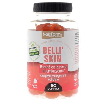 Belli'skin Gummies Hautpflege und Antioxidans Nat&Form - 60 Gummis pro Dose