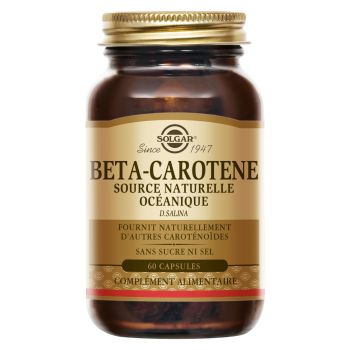 Beta-Carotin Solgar - Dose von 60 Kapseln