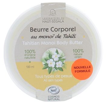 Körperbutter mit Monoi de Tahiti Haut-Ségala - 120 ml Tiegel