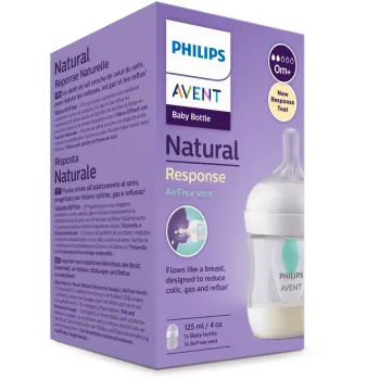 Natural Response Kunststoffflasche AirFree Avent - Flasche mit 125 ml