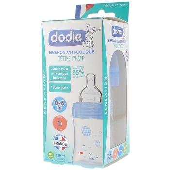 Schnuller Sensation+ langsamer Fluss Meer 0-6 Monate Dodie - Schnuller mit 150ml