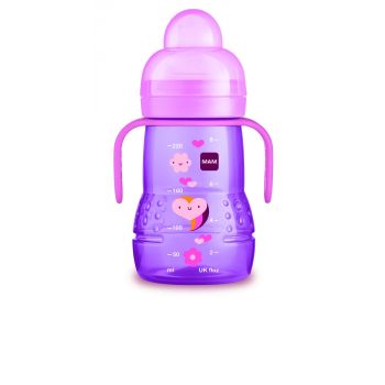 Übergangstrinkflasche 4 Monate + Mam - 220 ml Flasche