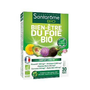 Bio Santarome Leberwohl - Packung mit 30 Kapseln