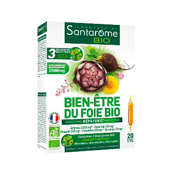Leberwohl Hepatonic Bio Santarome - Packung mit 20 Ampullen