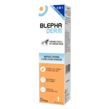 BlephaDerm beruhigende Creme für Augenlider und Augenbereich Théa - Tube mit 40 ml