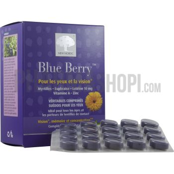 Blue Berry für die Augen und das Sehen New Nordic - Packung mit 120 Tabletten