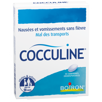 Cocculine orodispersible Tabletten Boiron - Packung mit 40 Tabletten
