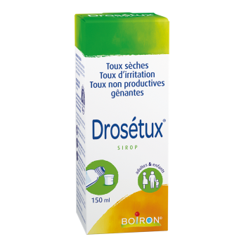Drosétux Sirup zur Behandlung von trockenem Husten Boiron - Flasche mit 150 ml