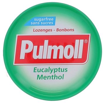 Eukalyptus-Menthol-Bonbons ohne Zucker Pulmoll - 45 g Dose