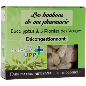 Eukalyptusbonbons & 5 Pflanzen aus den Vogesen abschwellend Die Bonbons aus meiner Apotheke - Dose mit 130g
