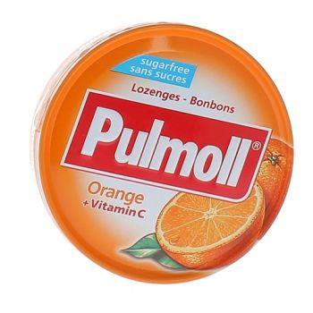 Zuckerfreie Pulmoll Orange Bonbons - 45 g Dose