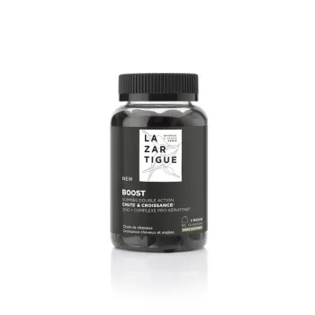 Boost Doppelaktion Fall und Wachstum Lazartigue - 60 Gummies Topf
