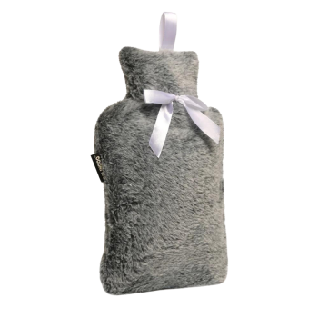 Wasserflasche mit grauem Bezug Calindoo - 2L Wärmflasche