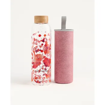 Wasserflasche Waterdrop - transparente Relaxflasche mit 600 ml