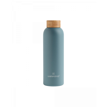 Thermo-Inox-Flasche in Türkis Waterdrop - eine 600ml Flasche