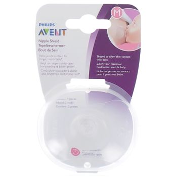 Brustwarzenschoner Größe M 21 mm Avent - 2 Stück