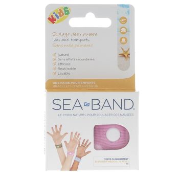 Armband Sea Band Kinder rosa - Box mit 2 Armbändern