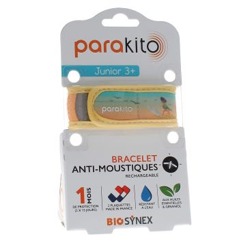 Wiederaufladbares Anti-Mücken-Armband Junior Piraten Para Kito - 1 Armband + 2 Nachfüllungen