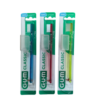 Zahnbürste Classic 407 weich GUM - eine Zahnbürste