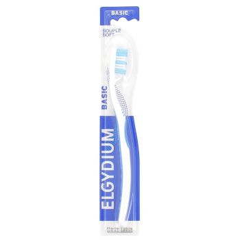 Weiche Zahnbürste Basic Elgydium - 1 Zahnbürste