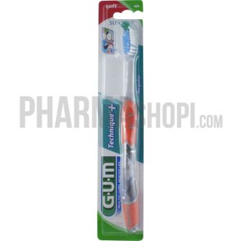 Technische + reguläre weiche Gum-Zahnbürste - 1 Zahnbürste