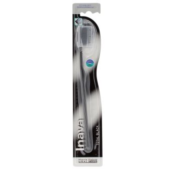 Zahnbürste Total Black Inava - eine Zahnbürste