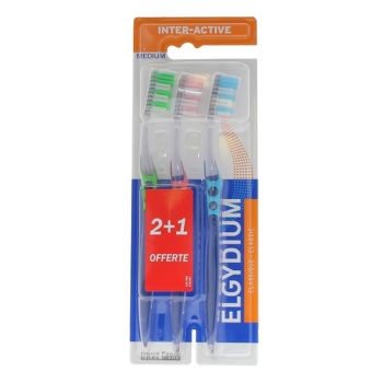 Interaktive Zahnbürsten Elgydium - 3 Zahnbürsten
