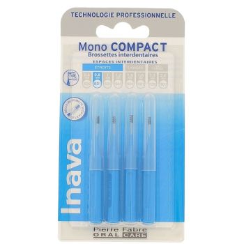 Interdentalbürsten Mono kompakt 0,8 mm ISO1 Inava - 4 Interdentalbürsten