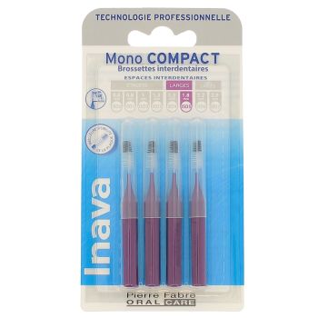 Interdentalbürsten Mono kompakt 1,8 mm ISO5 Inava - 4 Interdentalbürsten
