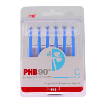 Interdentalbürsten Phb 90° C 1.3 Crinex - Packung mit 6 Bürsten