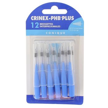 Konische Interdentalbürsten phb plus Crinex - 12 Bürsten