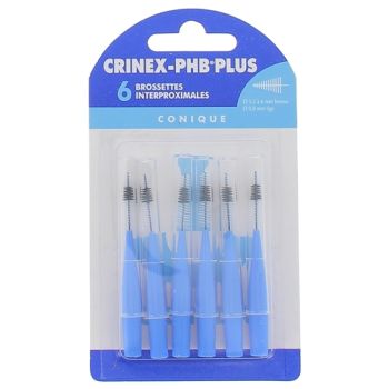 Konische Interdentalbürsten phb plus Crinex - 6 Bürsten
