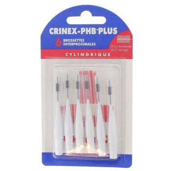 Zylindrische Interdentalbürsten phb plus Crinex - 6 Bürsten