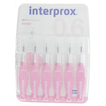 Interdentalbürsten Interprox Nano Rosa Crinex - 6 Bürsten