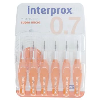 Interdentalbürsten Interprox Super Micro Orange Crinex - 6 Bürsten
