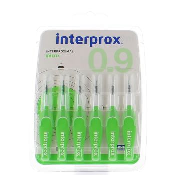 Interdentalbürsten Mikro 0,9mm Interprox - 6 Bürsten