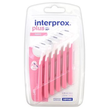 Interdentalbürsten Nano Interprox Plus Rosa Crinex - 6 Bürsten