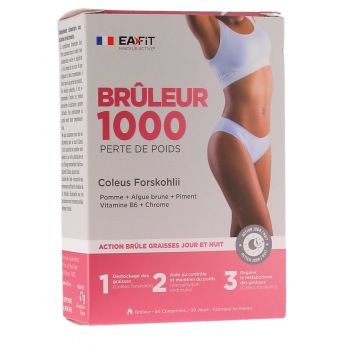 Eafit 1000 Gewichtsverlust Burner - Packung mit 60 Tabletten